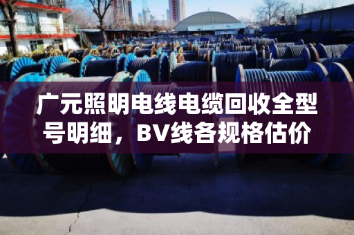 广元照明电线电缆回收全型号明细,BV线各规格估价与泊祎回收上门流程 广元照明电线电缆回收全型号明细,BV线各规格估价与泊祎回收上门流程