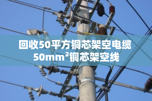 回收50平方铜芯架空电缆 50mm²铜芯架空线