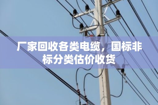 厂家回收各类电缆,国标非标分类估价收货 厂家回收各类电缆,国标非标分类估价收货