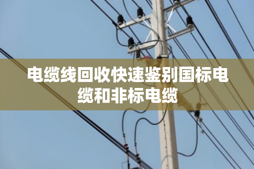 电缆线回收快速鉴别国标电缆和非标电缆 电缆线回收快速鉴别国标电缆和非标电缆