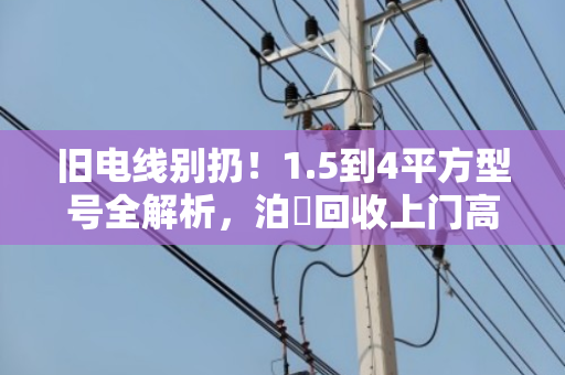 旧电线别扔!1.5到4平方型号全解析,泊祎回收上门高价变现 旧电线别扔!1.5到4平方型号全解析,泊祎回收上门高价变现