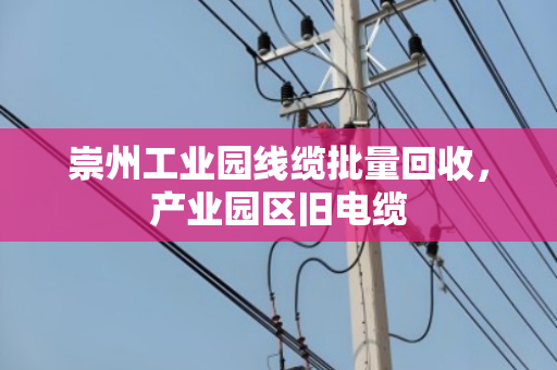 崇州工业园线缆批量回收，产业园区旧电缆