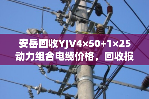 安岳回收YJV4×50+1×25动力组合电缆价格，回收报价