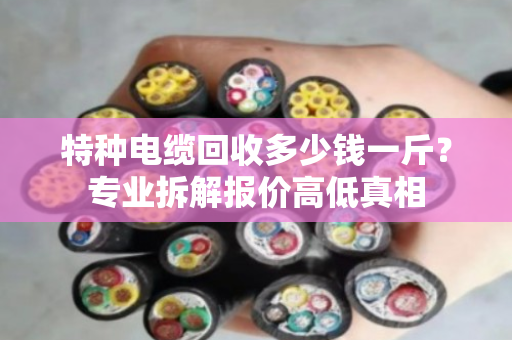 特种电缆回收多少钱一斤？专业拆解报价高低真相