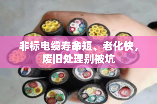 非标电缆寿命短、老化快,废旧处理别被坑 非标电缆寿命短、老化快,废旧处理别被坑