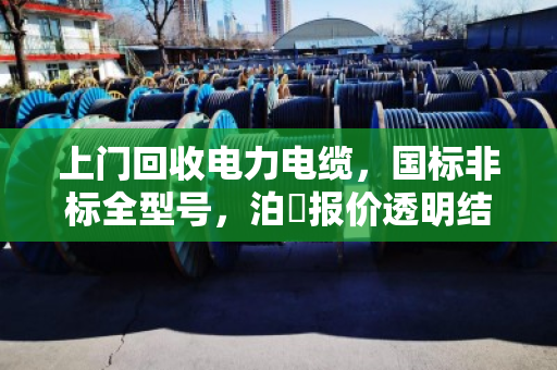 上门回收电力电缆,国标非标全型号,泊祎报价透明结款快 上门回收电力电缆,国标非标全型号,泊祎报价透明结款快