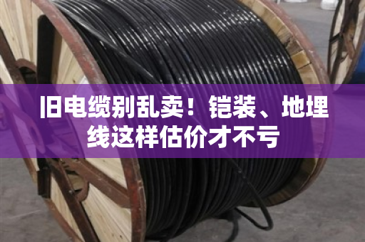 旧电缆别乱卖!铠装、地埋线这样估价才不亏 旧电缆别乱卖!铠装、地埋线这样估价才不亏