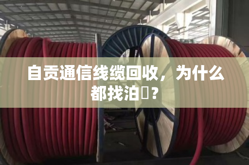自贡通信线缆回收，为什么都找泊祎？