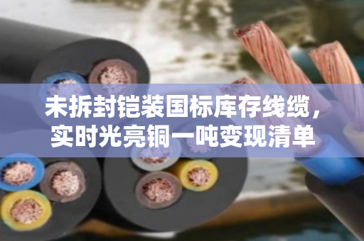 未拆封铠装国标库存线缆，实时光亮铜一吨变现清单