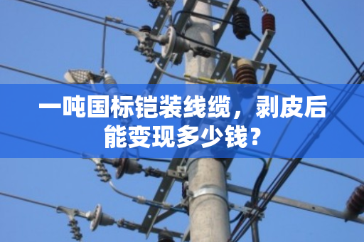 一吨国标铠装线缆,剥皮后能变现多少钱? 一吨国标铠装线缆,剥皮后能变现多少钱?