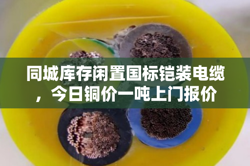 同城库存闲置国标铠装电缆，今日铜价一吨上门报价