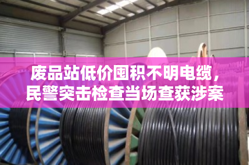 废品站低价囤积不明电缆，民警突击检查当场查获涉案线缆