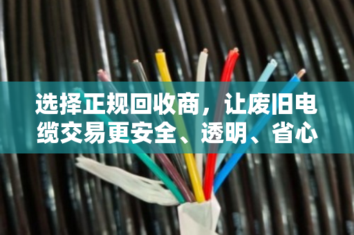 选择正规回收商,让废旧电缆交易更安全、透明、省心 选择正规回收商,让废旧电缆交易更安全、透明、省心
