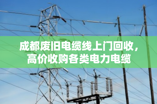 成都废旧电缆线上门回收，高价收购各类电力电缆