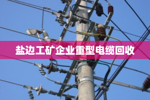 盐边工矿企业重型电缆回收