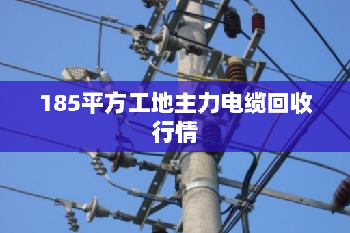 185平方工地主力电缆回收行情
