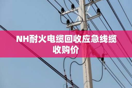NH耐火电缆回收应急线缆收购价