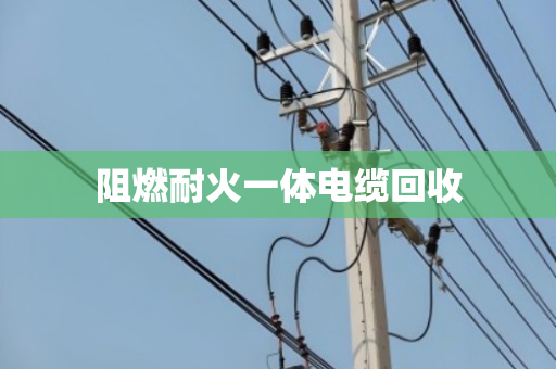 阻燃耐火一体电缆回收 阻燃耐火一体电缆回收