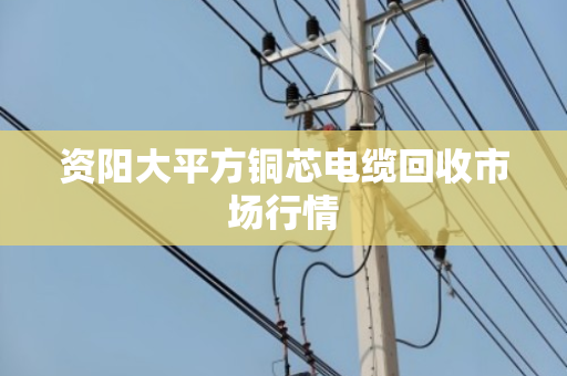 资阳大平方铜芯电缆回收市场行情