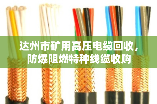 达州市矿用高压电缆回收,防爆阻燃特种线缆收购 达州市矿用高压电缆回收,防爆阻燃特种线缆收购
