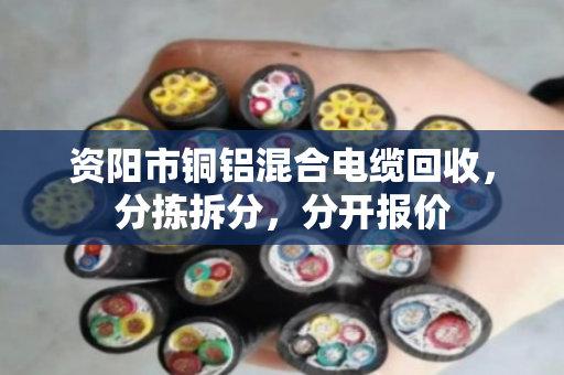 资阳市铜铝混合电缆回收，分拣拆分，分开报价