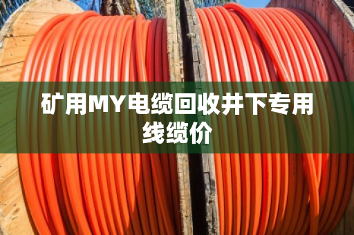 矿用MY电缆回收井下专用线缆价