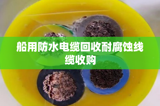 船用防水电缆回收耐腐蚀线缆收购