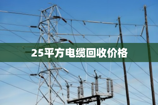 25平方电缆回收价格 25平方电缆回收价格