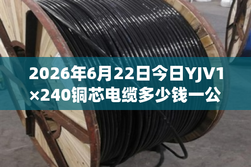 2026年6月22日今日YJV1×240铜芯电缆多少钱一公斤