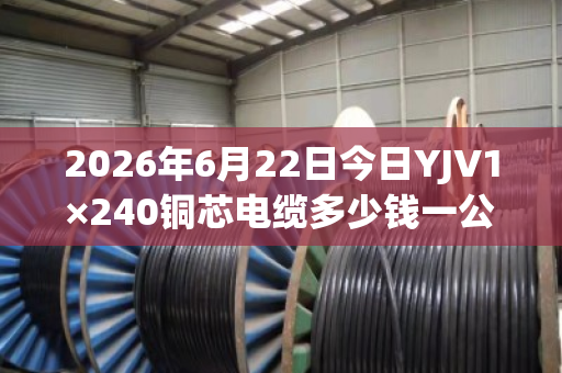 2026年6月22日今日YJV1×240铜芯电缆多少钱一公斤
