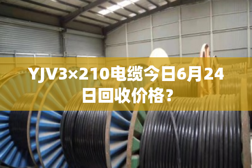 YJV3×210电缆今日6月24日回收价格？