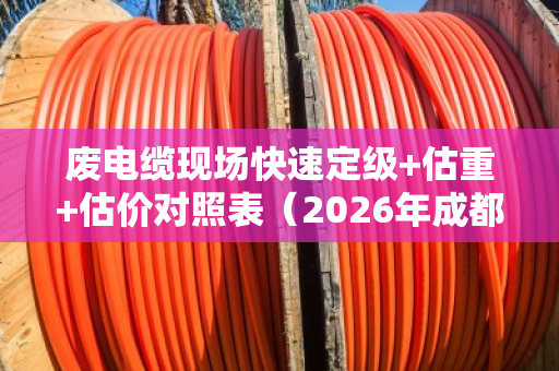 废电缆现场快速定级+估重+估价对照表(2026年成都市场实战版) 废电缆现场快速定级+估重+估价对照表(2026年成都市场实战版)