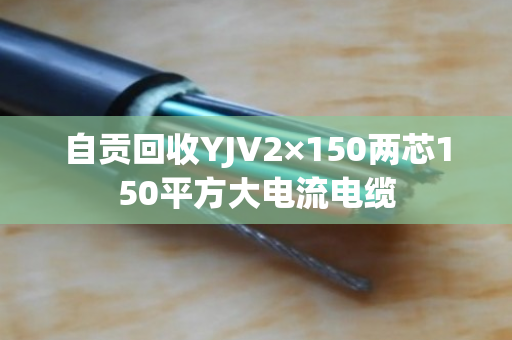 自贡回收YJV2×150两芯150平方大电流电缆