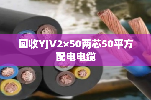 回收YJV2×50两芯50平方配电电缆 回收YJV2×50两芯50平方配电电缆