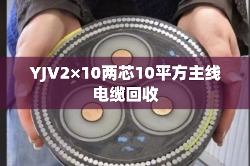 YJV2×10两芯10平方主线电缆回收