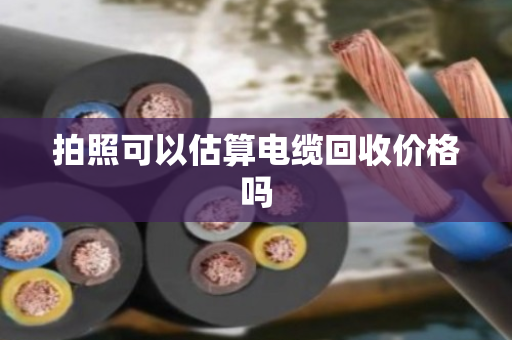 拍照可以估算电缆回收价格吗