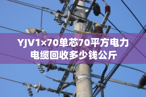 YJV1×70单芯70平方电力电缆回收多少钱公斤