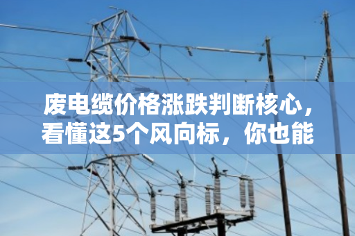废电缆价格涨跌判断核心，看懂这5个风向标，你也能提前预判行情
