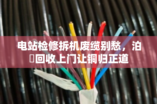 电站检修拆机废缆别愁,泊祎回收上门让铜归正道 电站检修拆机废缆别愁,泊祎回收上门让铜归正道