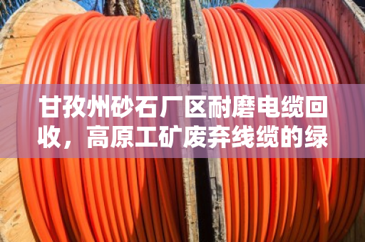 甘孜州砂石厂区耐磨电缆回收，高原工矿废弃线缆的绿色循环密码