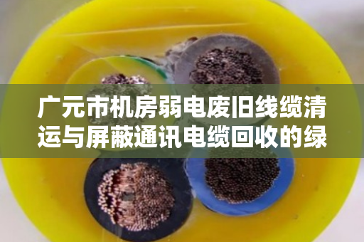 广元市机房弱电废旧线缆清运与屏蔽通讯电缆回收的绿色转型路径