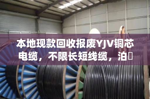 本地现款回收报废YJV铜芯电缆，不限长短线缆，泊祎回收省心又划算