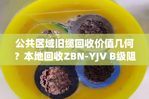 公共区域旧缆回收价值几何？本地回收ZBN-YJV B级阻燃铜缆，让闲置资产活起来