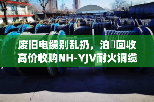 废旧电缆别乱扔,泊祎回收高价收购NH-YJV耐火铜缆,消防专用电缆回收正当时 废旧电缆别乱扔,泊祎回收高价收购NH-YJV耐火铜缆,消防专用电缆回收正当时