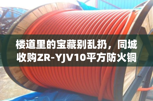 楼道里的宝藏别乱扔，同城收购ZR-YJV10平方防火铜缆，泊祎回收让废旧线缆变现金