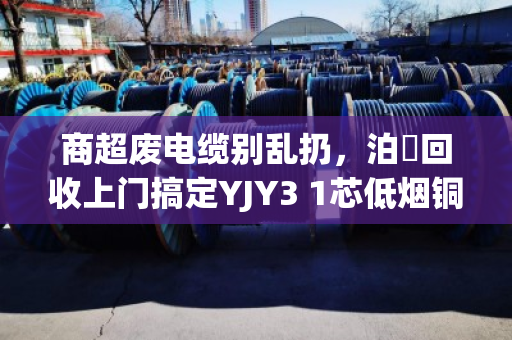 商超废电缆别乱扔,泊祎回收上门搞定YJY3 1芯低烟铜缆,省心又赚钱 商超废电缆别乱扔,泊祎回收上门搞定YJY3 1芯低烟铜缆,省心又赚钱