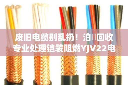 废旧电缆别乱扔！泊祎回收专业处理铠装阻燃YJV22电缆，省心又划算