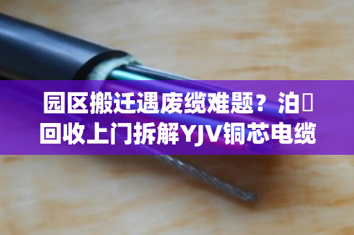园区搬迁遇废缆难题?泊祎回收上门拆解YJV铜芯电缆,省心又赚钱 园区搬迁遇废缆难题?泊祎回收上门拆解YJV铜芯电缆,省心又赚钱