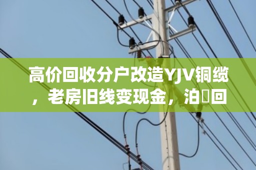高价回收分户改造YJV铜缆,老房旧线变现金,泊祎回收专业又省心 高价回收分户改造YJV铜缆,老房旧线变现金,泊祎回收专业又省心