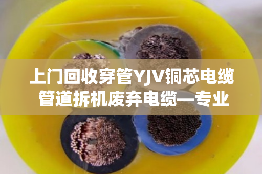 上门回收穿管YJV铜芯电缆 管道拆机废弃电缆—专业处理,省心又省力 上门回收穿管YJV铜芯电缆 管道拆机废弃电缆—专业处理,省心又省力